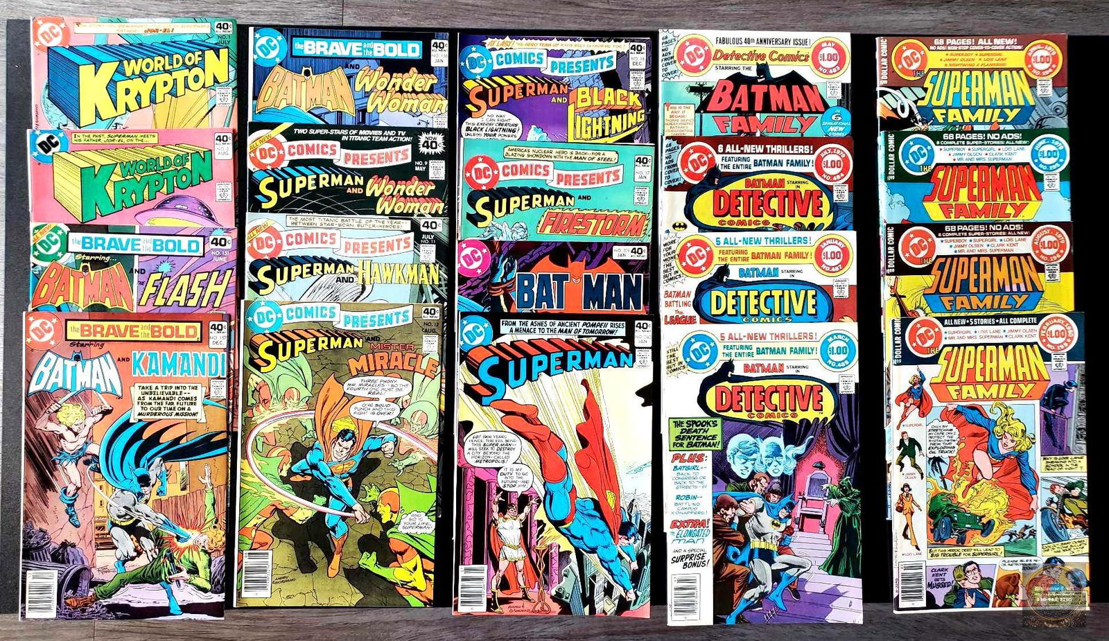 Mixed Batman Superman lot of 20 DC comics (1 of 6)