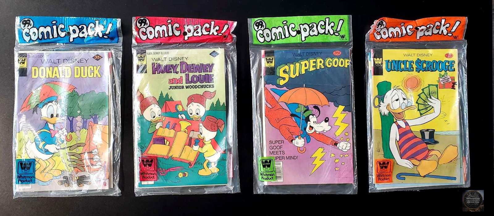 Walt Disney Whitman 3 pack lot of 4. (1 of 2)