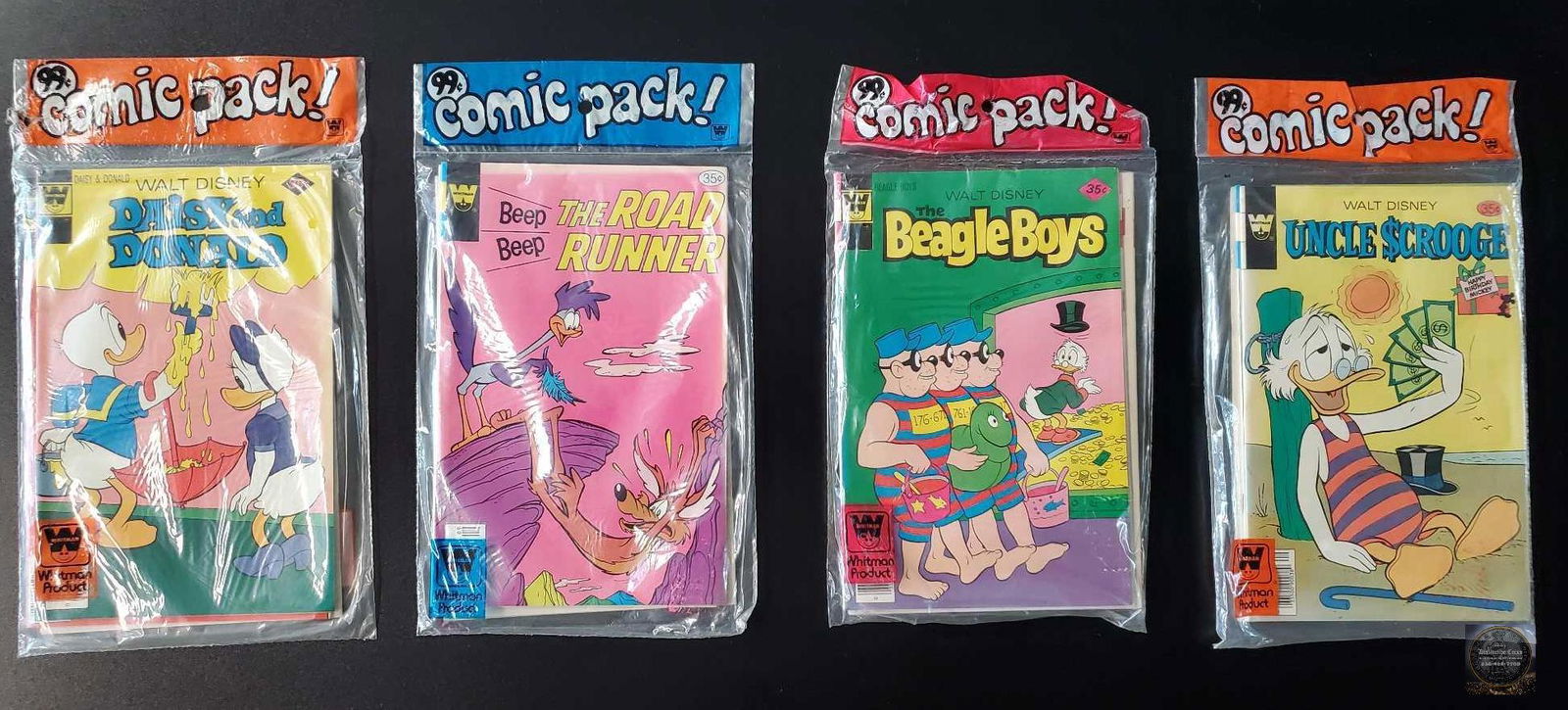 Walt Disney Whitman 3 pack lot of 4. (1 of 2)