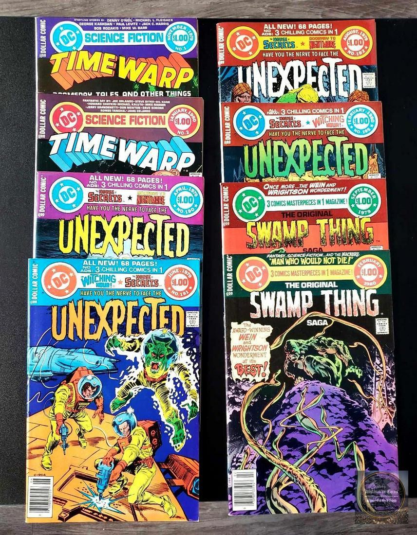 DC mixed comic lot of 8 comics including Time Warp #1 (1 of 5)
