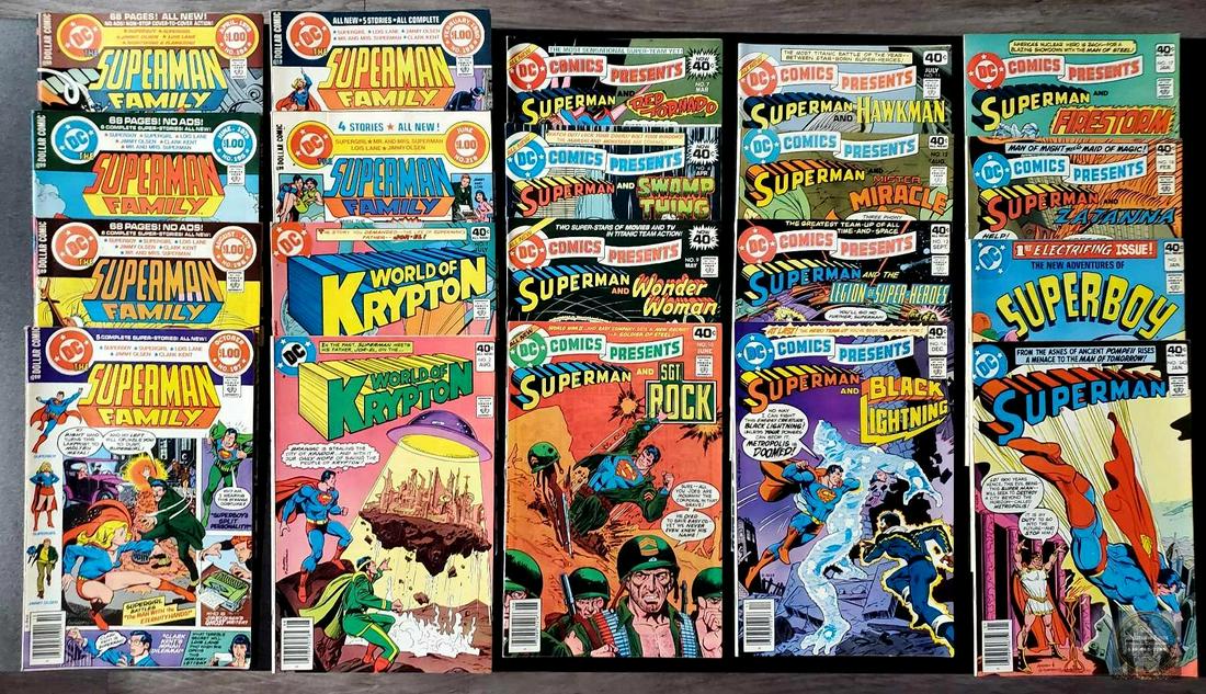 Superman lot of 20 mixed DC comics. (1 of 6)