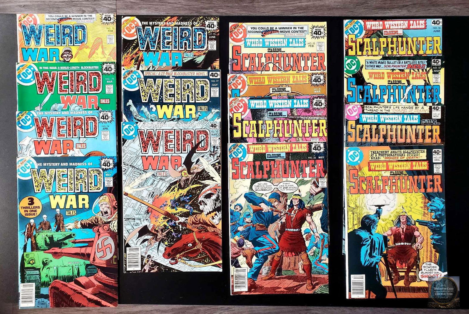 Weird lot of 15 comics features Weird War, & Weird Western Tales most comics VF to Near Mint (1 of 9)