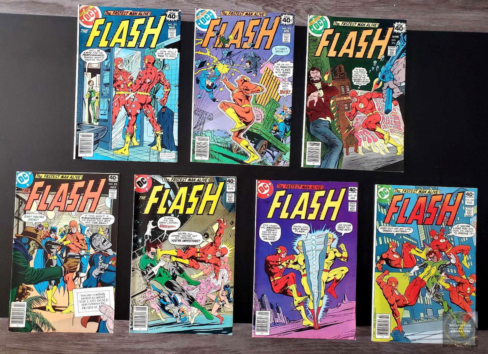 The Flash lot of 7 DC comics. (1 of 8)