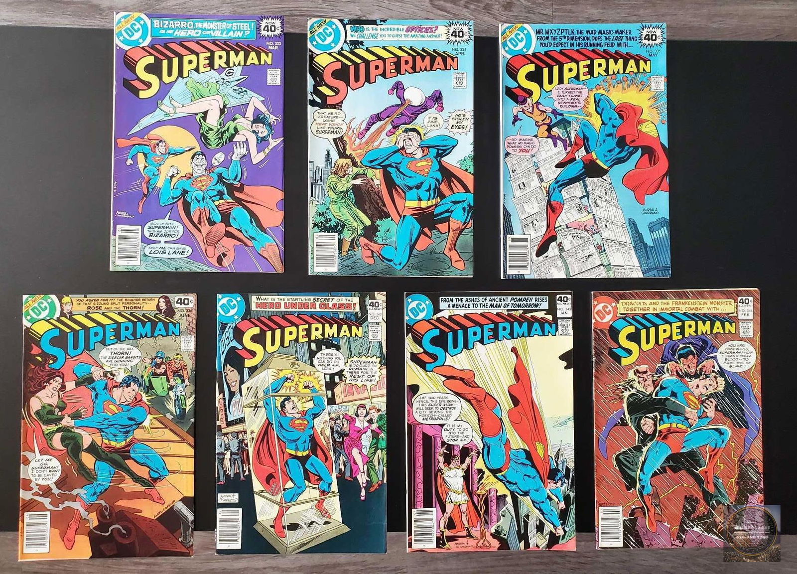 Superman lot of 7 DC comics. (1 of 8)