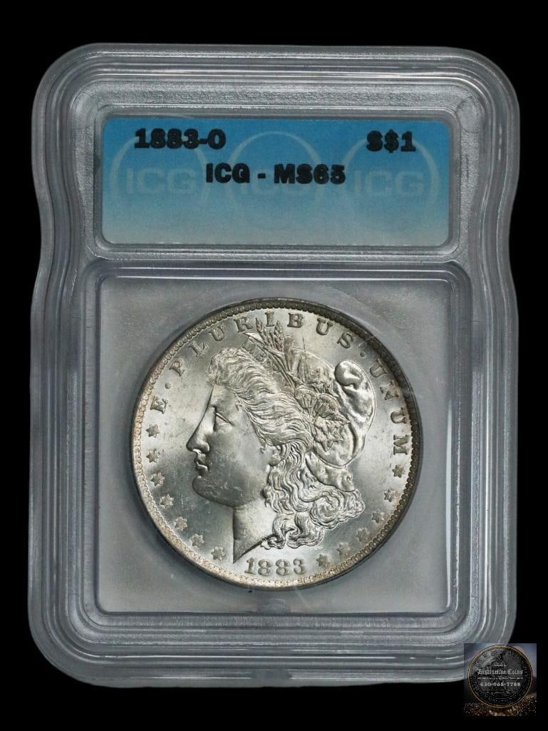 1883 O Morgan Silver Dollar (ICG) MS65 (1 of 2)