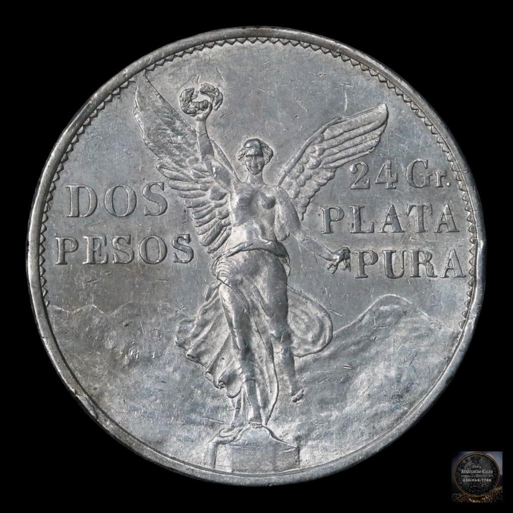 1921 Mexico 2 Pesos Silver (1 of 2)