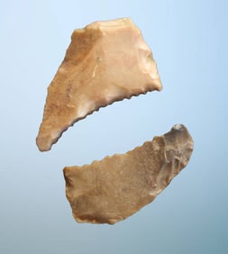 Two Egyptian Pre-Dynastic Flint Knives