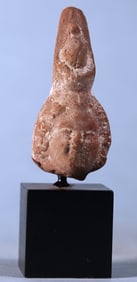 Egyptian Terracotta Head of Harpokrates