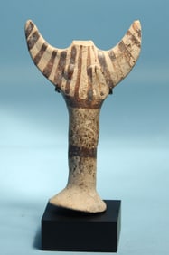 Mycenaean Terracotta Psi Idol
