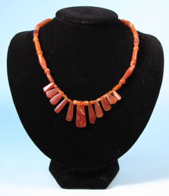 Canaanite Carnelian Bead Necklace
