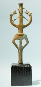 Luristan Bronze "Master of Animals" Standard Finial