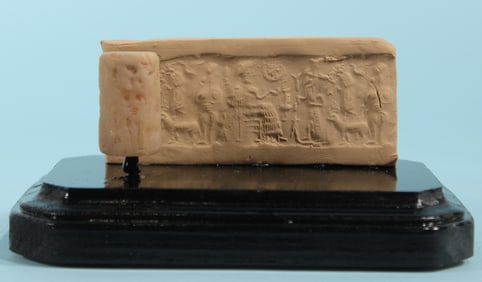 Old Babylonian Alabaster Cylinder Seal