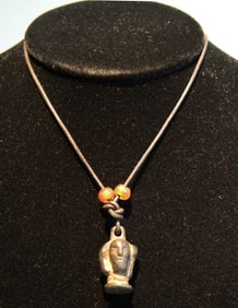 Babylonian Bronze Seal Necklace