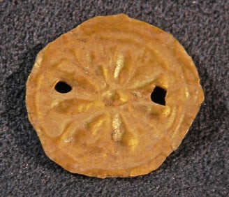 Babylonian Gold Rosette Applique