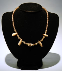 Mesopotamian Shell Bird Necklace