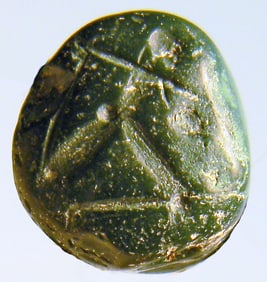 Persian Green Jasper Stamp Seal
