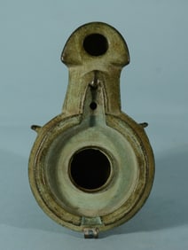 Roman Bronze Oil Lamp
