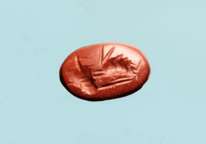 Roman Red Jasper Intaglio of a Rabbit