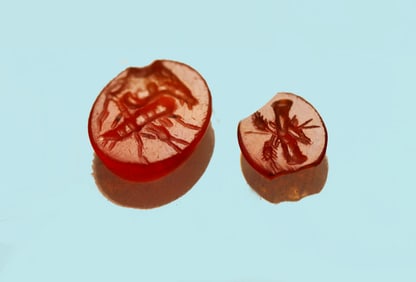 Two Roman Carnelian Intaglios