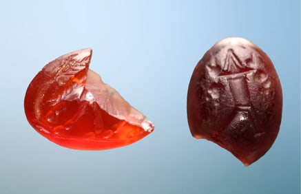 Two Roman Carnelian Intaglios