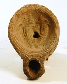 Roman Oil Lamp: Cuttlefish