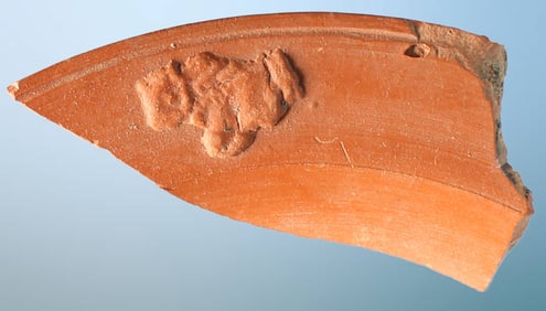 Roman Terra Sigillata Fragment: Bull