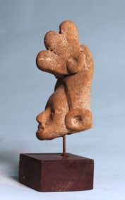 Pre-Classic Terracotta Head of a Man