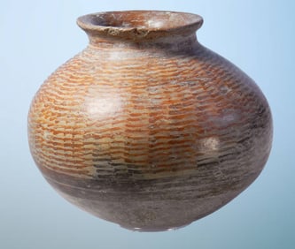 Colima Painted Pottery Vessel