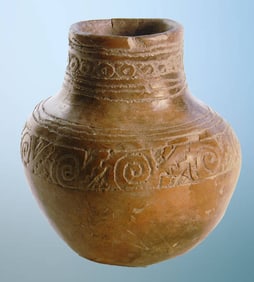 Nayarit Incised Pottery Jar