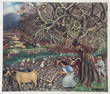 Ezequiel Negrete Lira offset print lithograph Mexican
