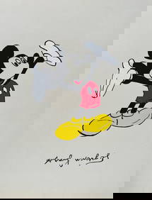 Andy Warhol after American Pop Art acrylic on paper Mouse (1 of 2)