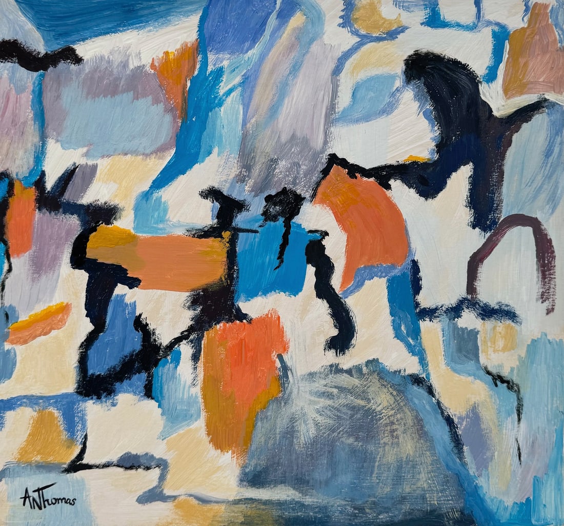 Alma Thomas after Afr American Expressionism painting 1891-1978 (1 of 2)