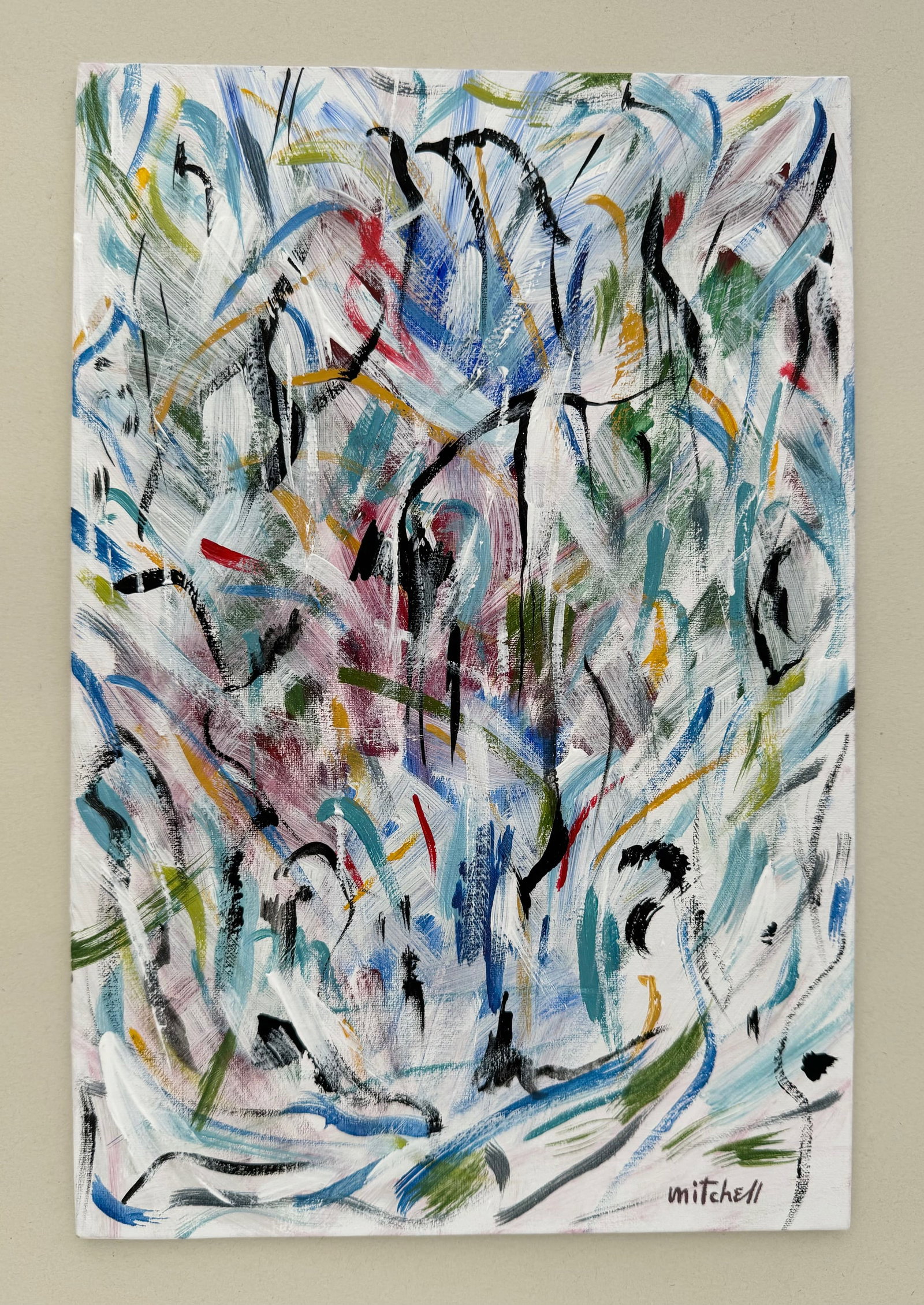 Mixed media Joan Mitchell after American Abstract Expressionism - 2