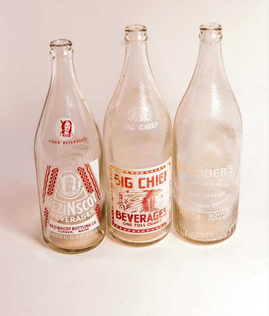 NATIVE AMERICAN GLASS BOTTLES (1 of 5)