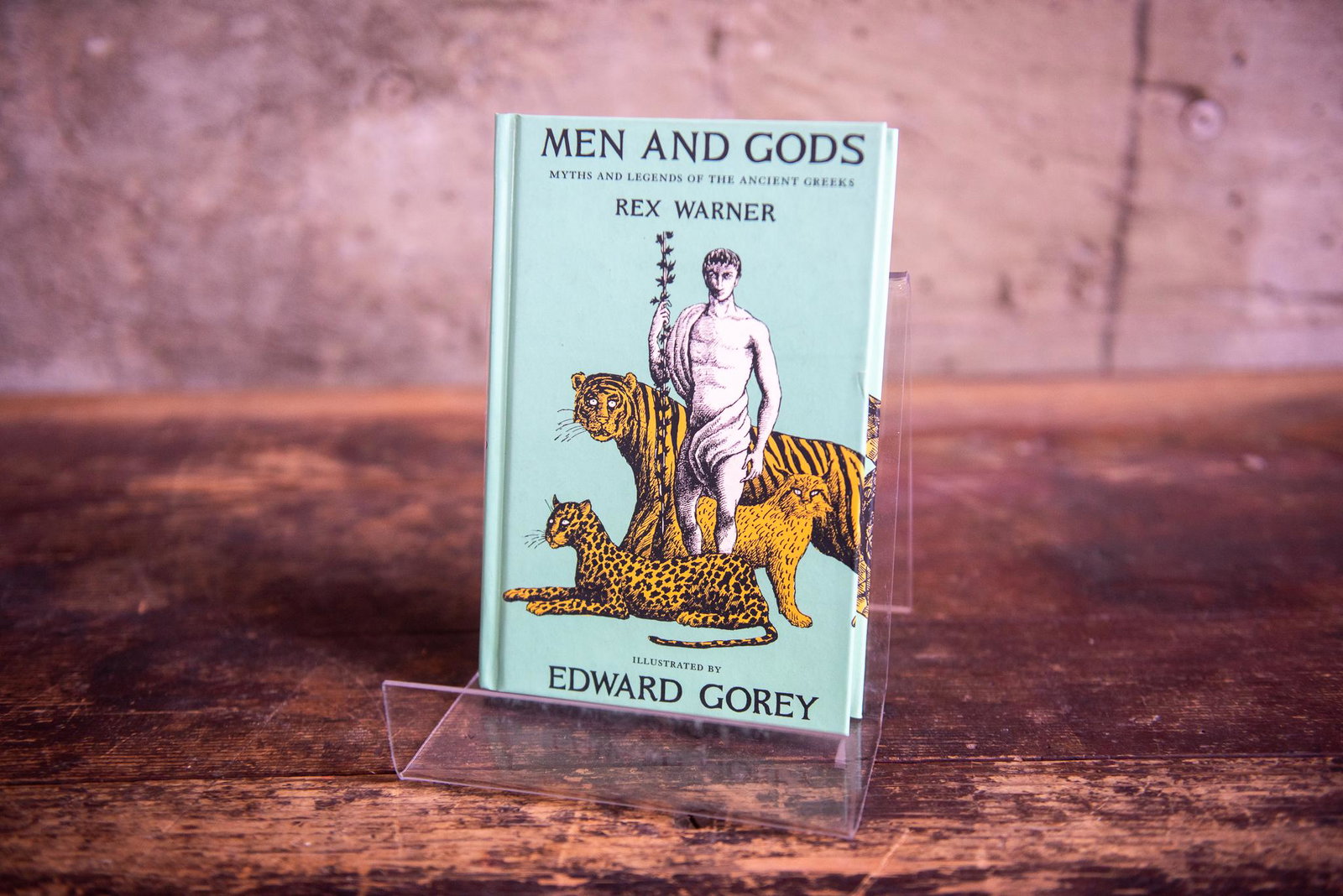 MEN AND GODS BY REX WARNER & ILLUSTRATED BY GOREY, EDWARD: Men and Gods by Rex Warner and illustrated by Edward Gorey. Hardcover. Condition Good Condition.