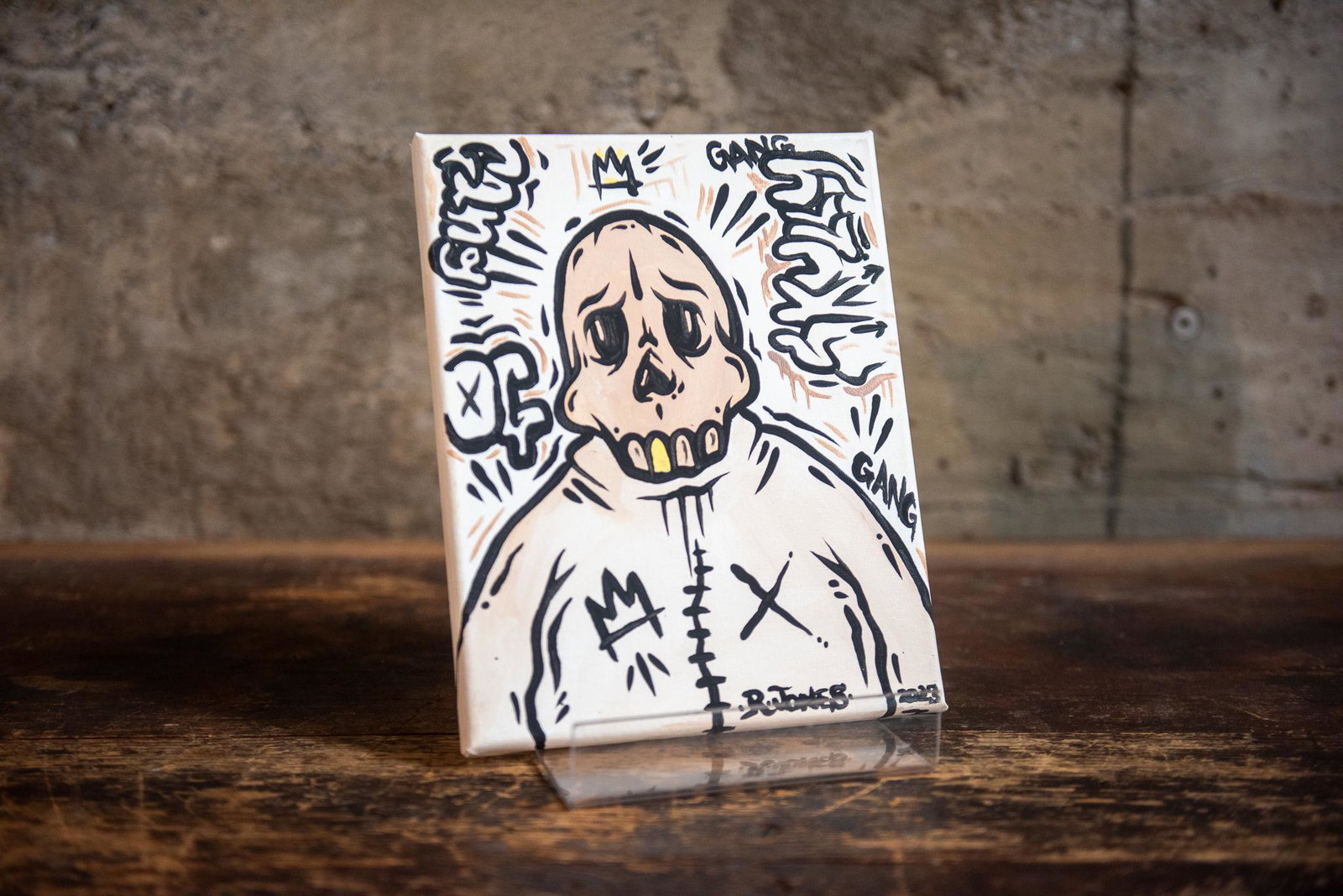 JONEZY ARTWORK ORIGINAL #1: Randy Jones, better known as JonezyArtwork has been creating artwork since the 90s and started exhibiting his work in galleries all over the world in the early 2004. To date, JonezyArtwork has sold ov