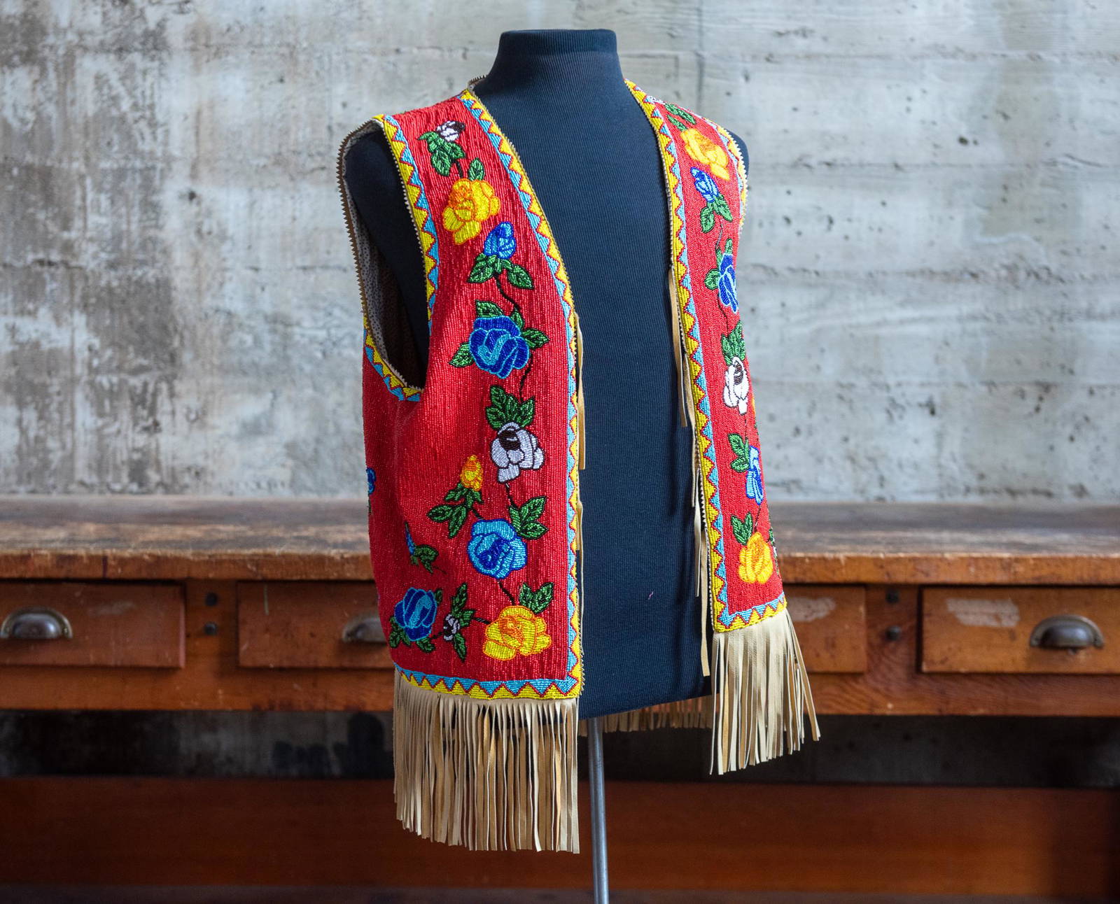 Hairston Roberson Ropa Beaded Vest Auction
