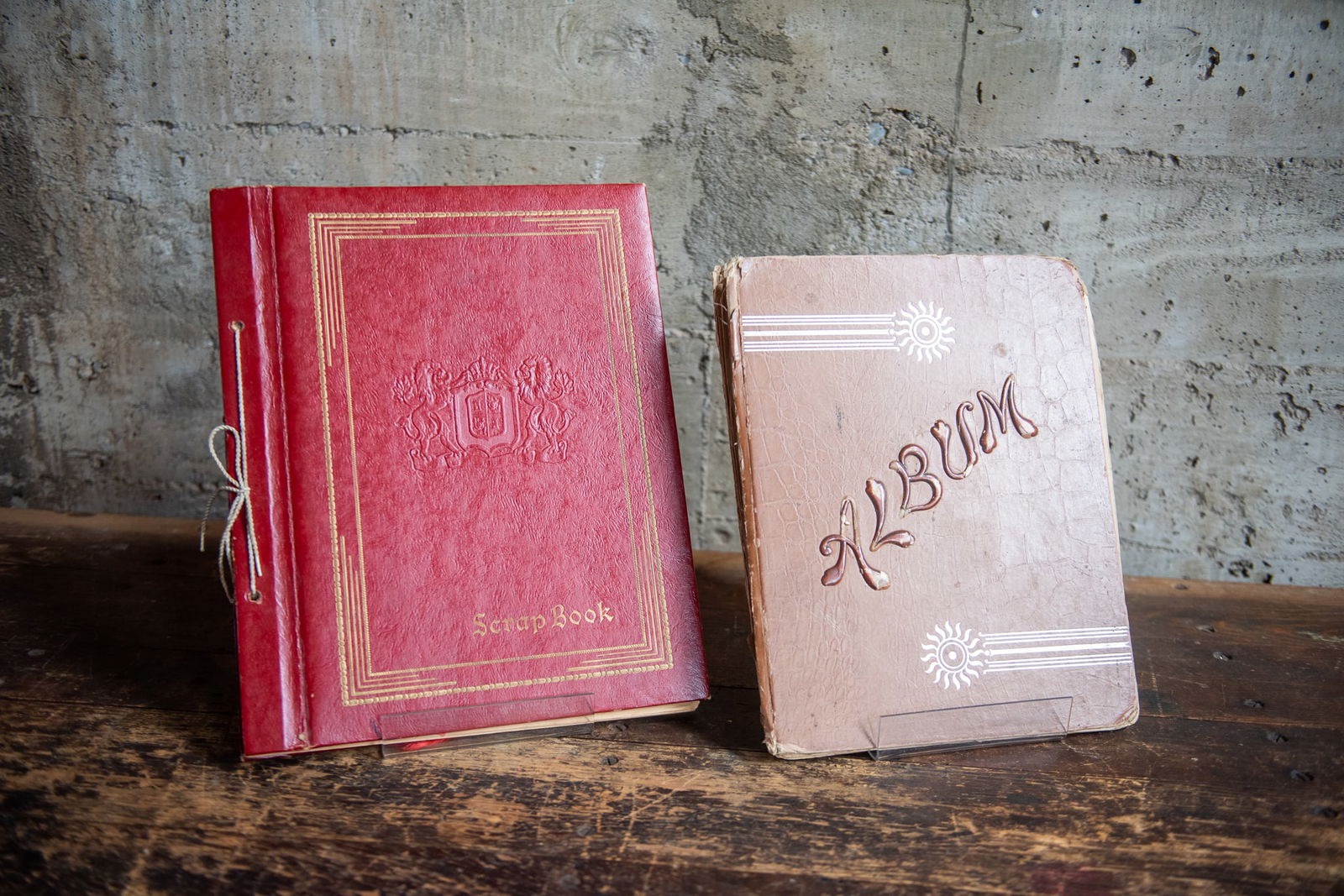 ANTIQUE SCRAPBOOKS FULL OF EPHEMERA (1 of 8)