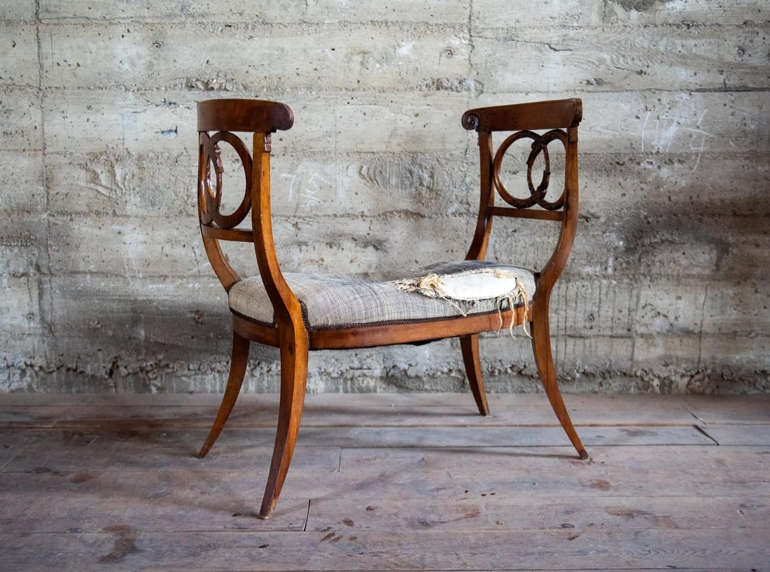 1930s ITALIAN SNAKE BENCH (1 of 8)