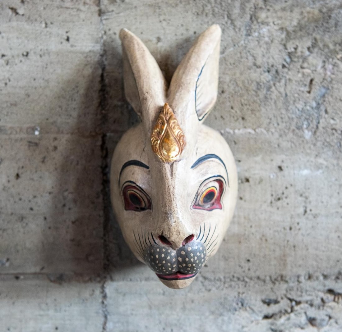 WHITE RABBIT MASK (1 of 4)
