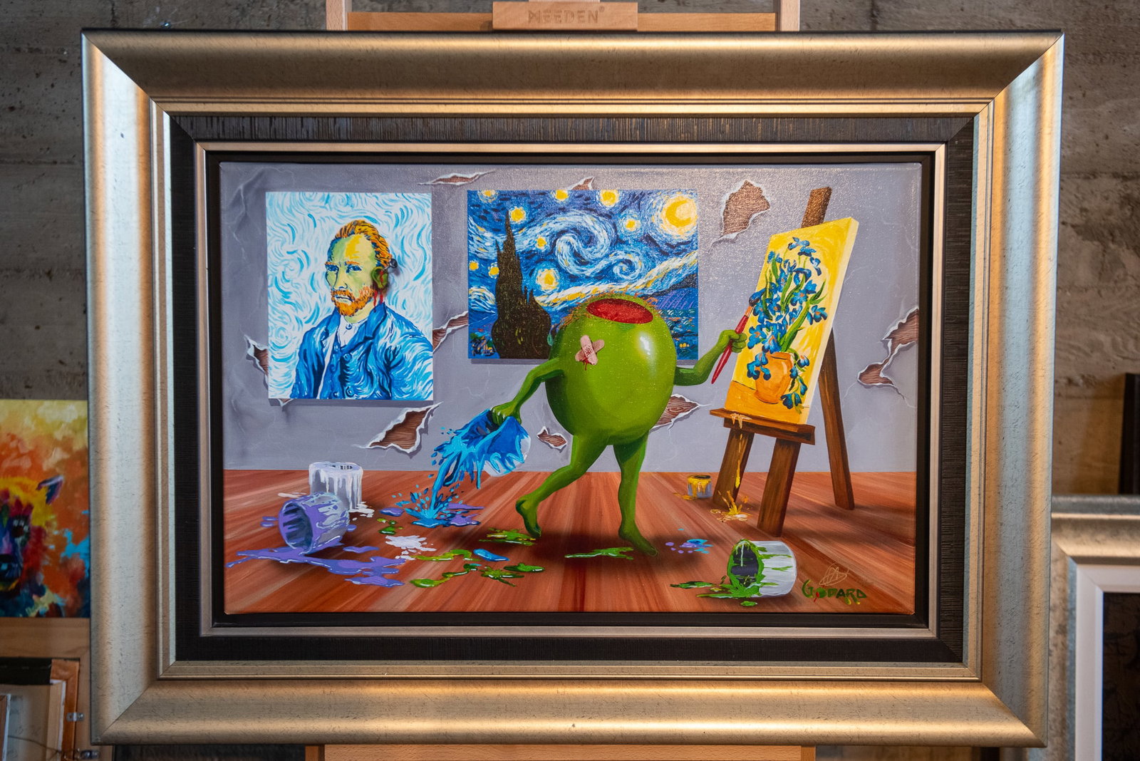 "VAN GOGH DARK" MICHAEL GODARD GICLEE ON CANVAS (1 of 8)