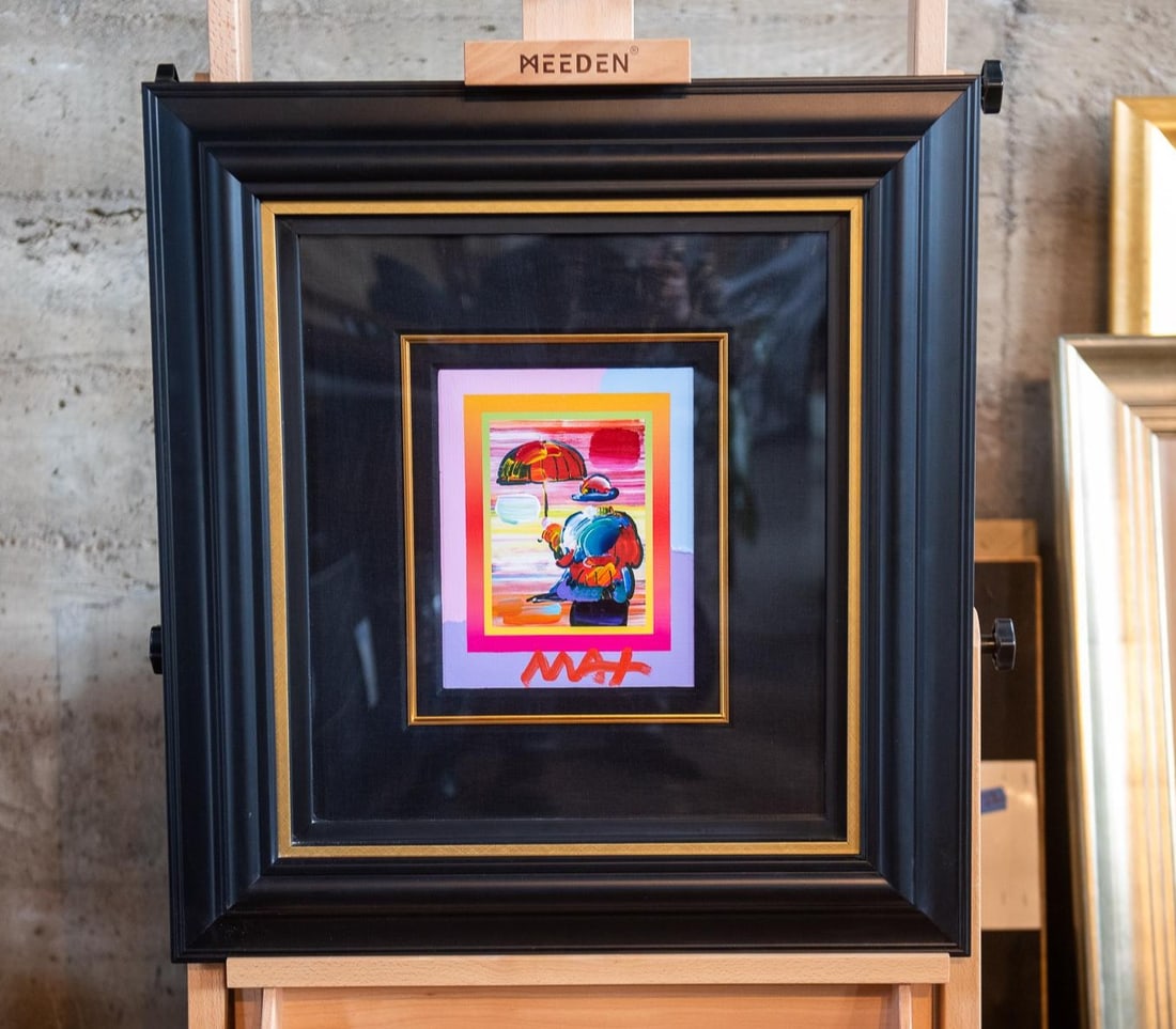 "UMBRELLA MAN ON BLEND" PETER MAX (1 of 5)