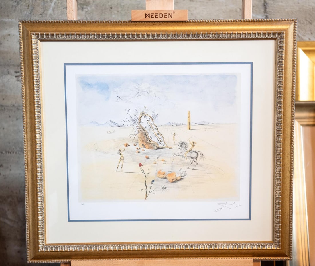 "COSMIC HORSEMAN" SALVADOR DALI SIGNED FACSIMILE (1 of 7)