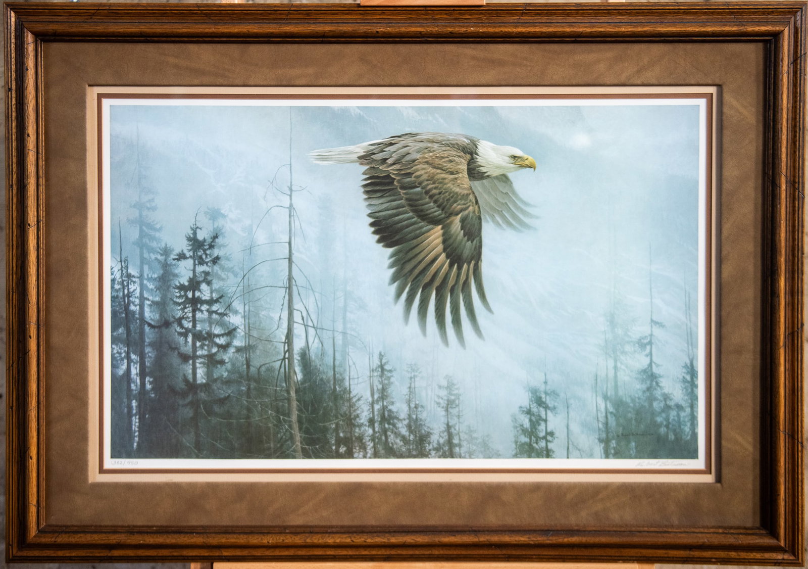 "MAJESTY ON THE WING - BALD EAGLE" ROBERT BATEMAN (1 of 7)