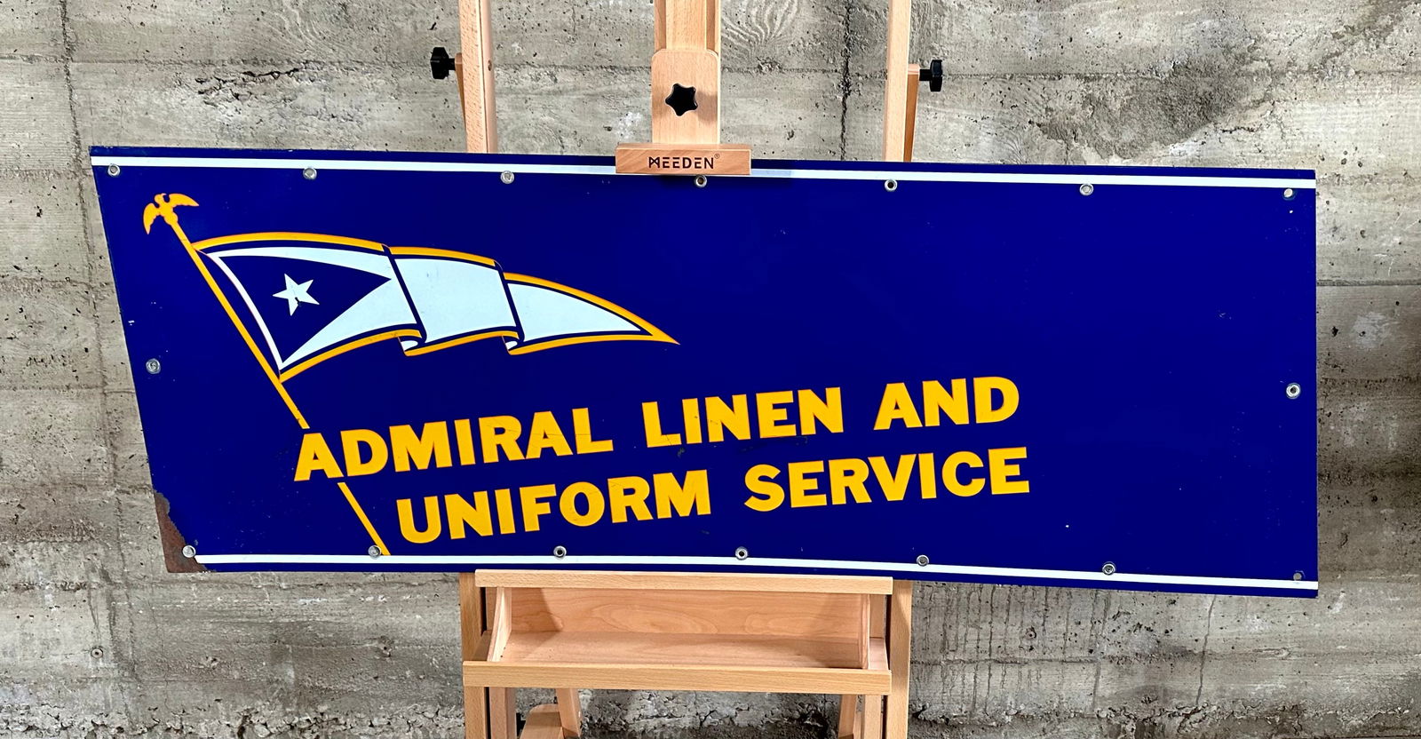 ADMIRAL LINEN AND UNIFORM SERVICE SSP SIGN (1 of 5)