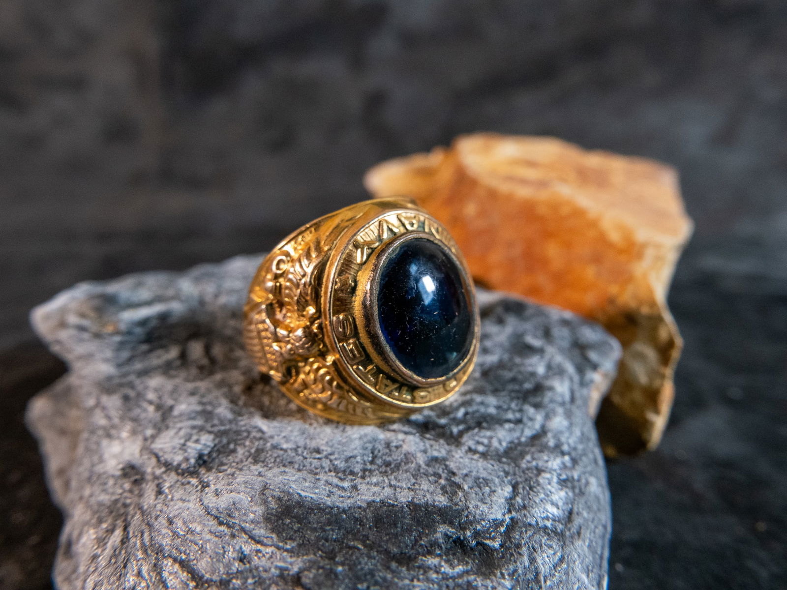 10K GOLD FILLED UNITED STATES NAVY RING (1 of 5)