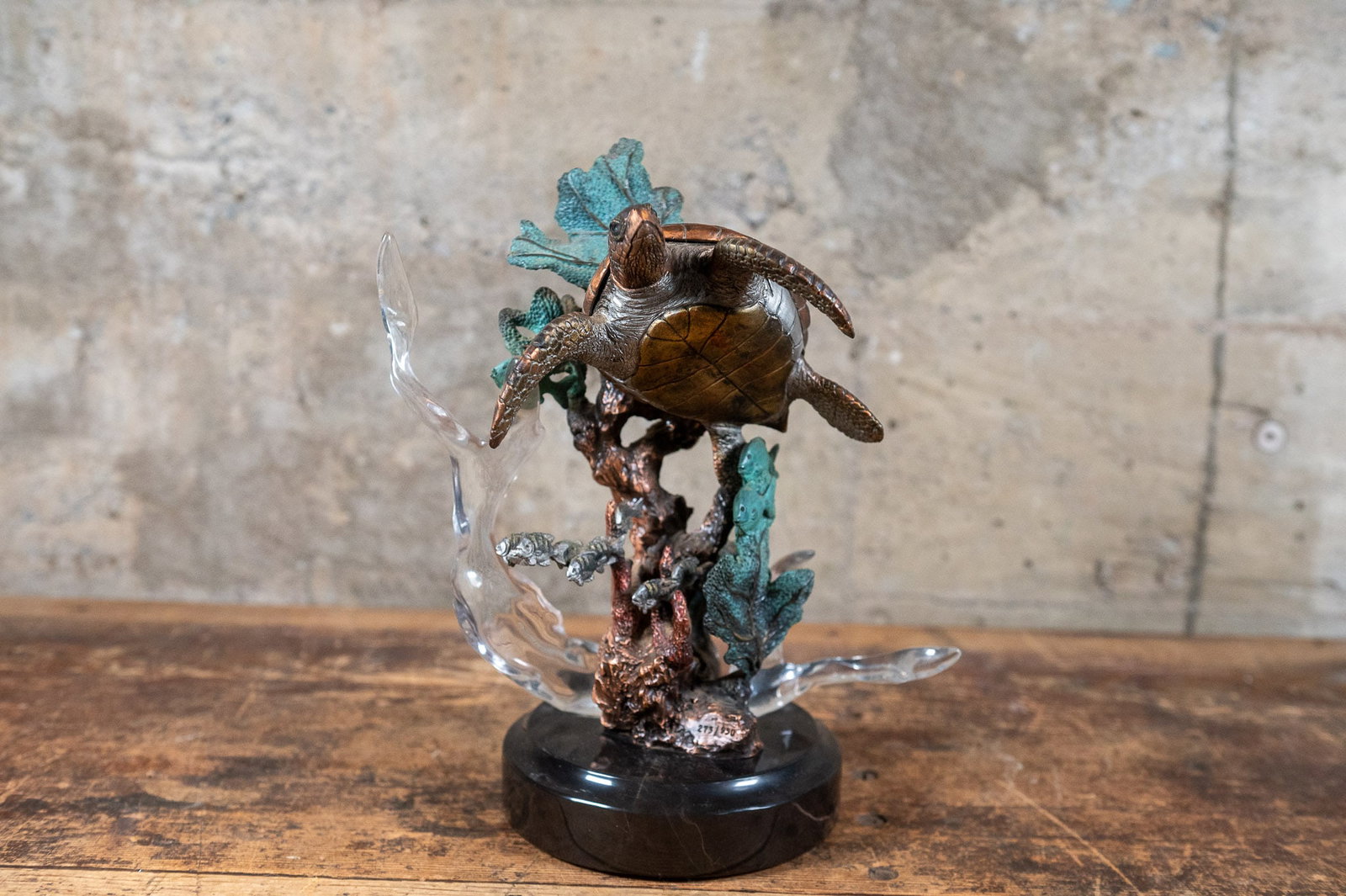 'ANCIENT MARINER' BRONZE SCULPTURE, K. CANTRELL (1 of 9)