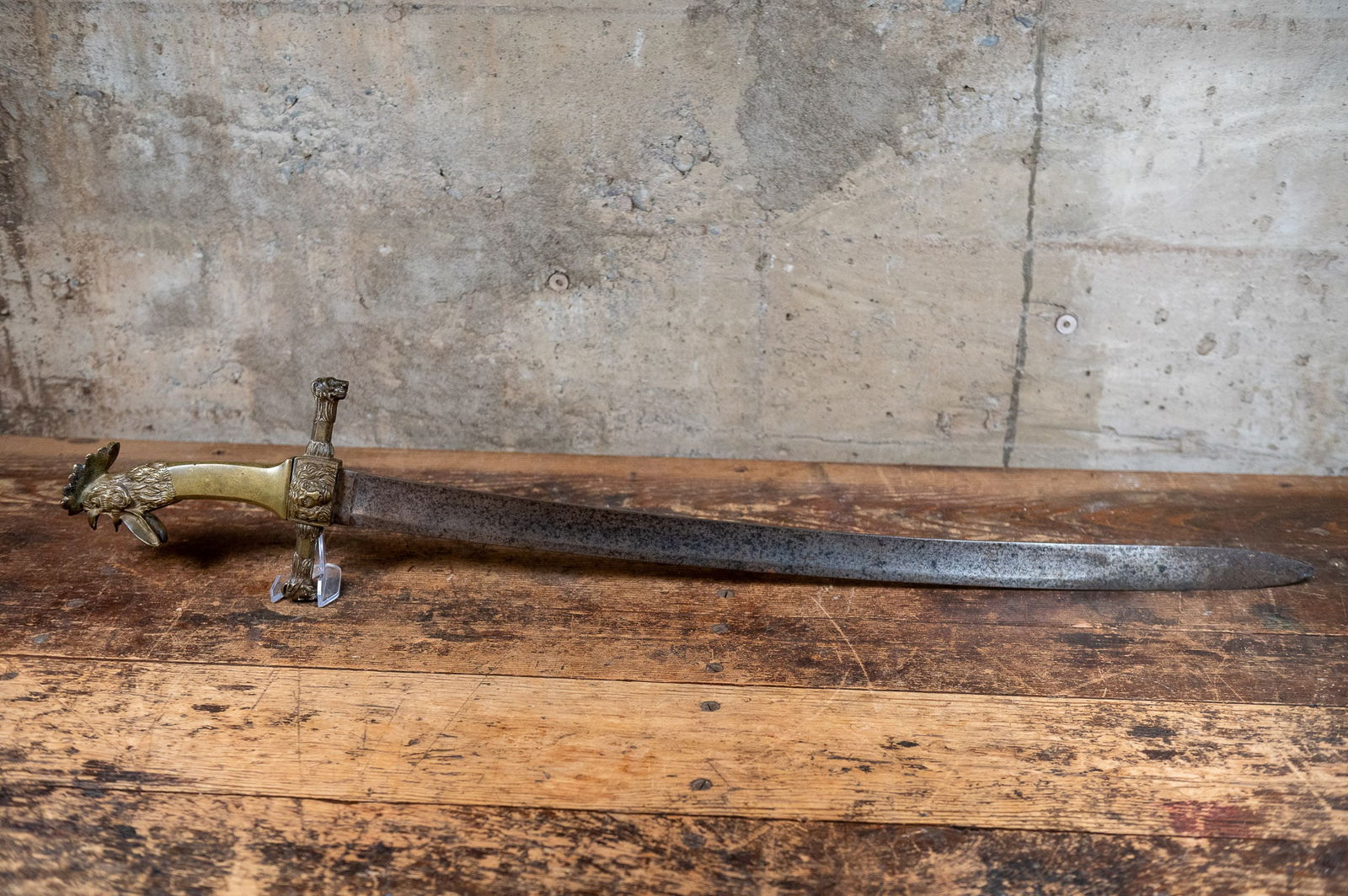 FRENCH NAPOLEONIC ERA ROOSTER HEAD SAPPER'S SWORD (1 of 11)
