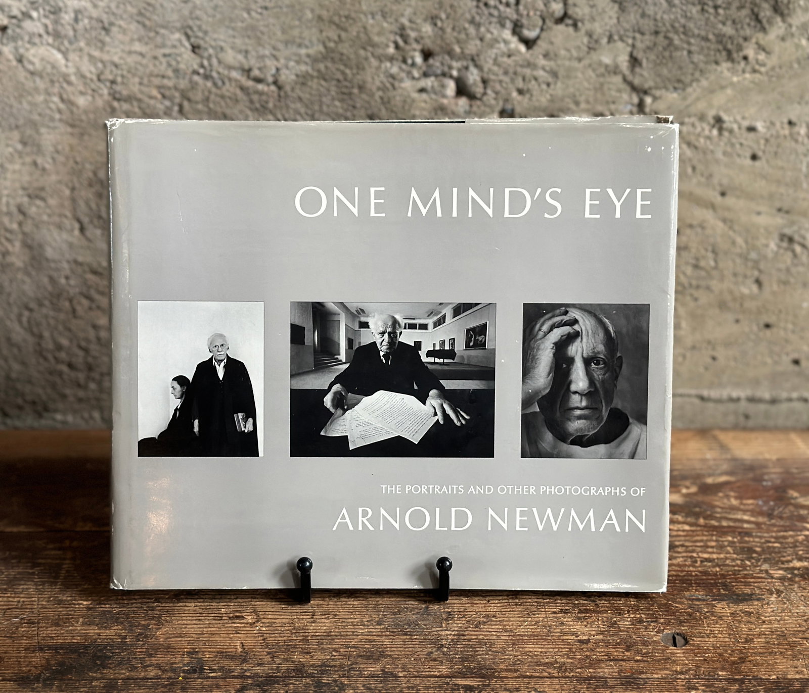 ARNOLD NEWMAN, "ONE MIND'S EYE": "One Mind's Eye" a hand-signed hardcover book by listed photographer, Arnold Newman. Arnold Abner Newman was an American photographer, noted for his "environmental portraits" of artists and politician