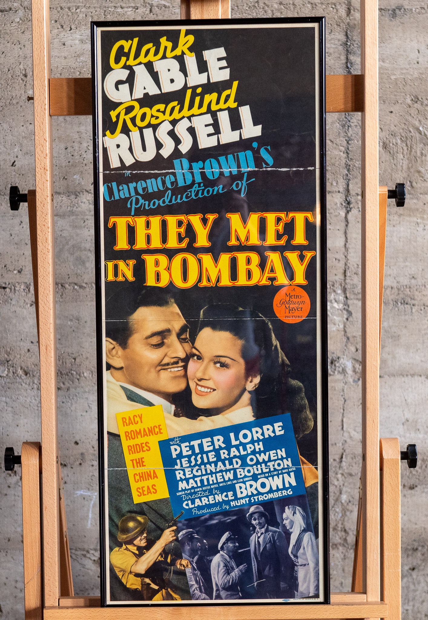 'THEY MET IN BOMBAY' INSERT MOVIE POSTER (1 of 8)